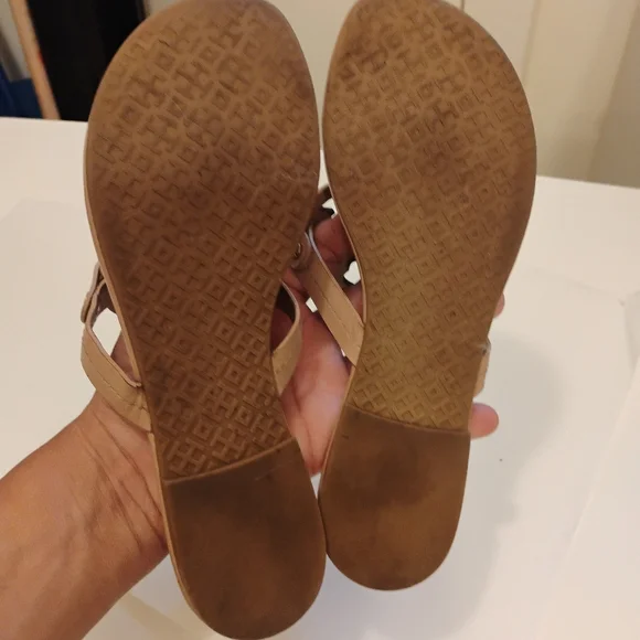 Tory Burch Brown Leather Miller Sandals - Picture 5 of 16